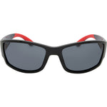 Maroubra SLSA Polarised Wayfarer Sunglasses (Unisex) - Black Red Mirror