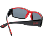 Coolangatta SLSA Polarised Wrap Sunglasses (Unisex) - Black Smoke