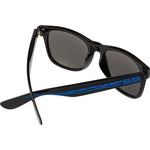 Maroubra SLSA Polarised Wayfarer Sunglasses (Unisex) - Black Blue Mirror