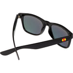 Maroubra SLSA Polarised Wayfarer Sunglasses (Unisex) - Black Red Mirror