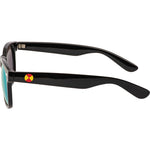 Maroubra SLSA Polarised Wayfarer Sunglasses (Unisex) - Black Red Mirror