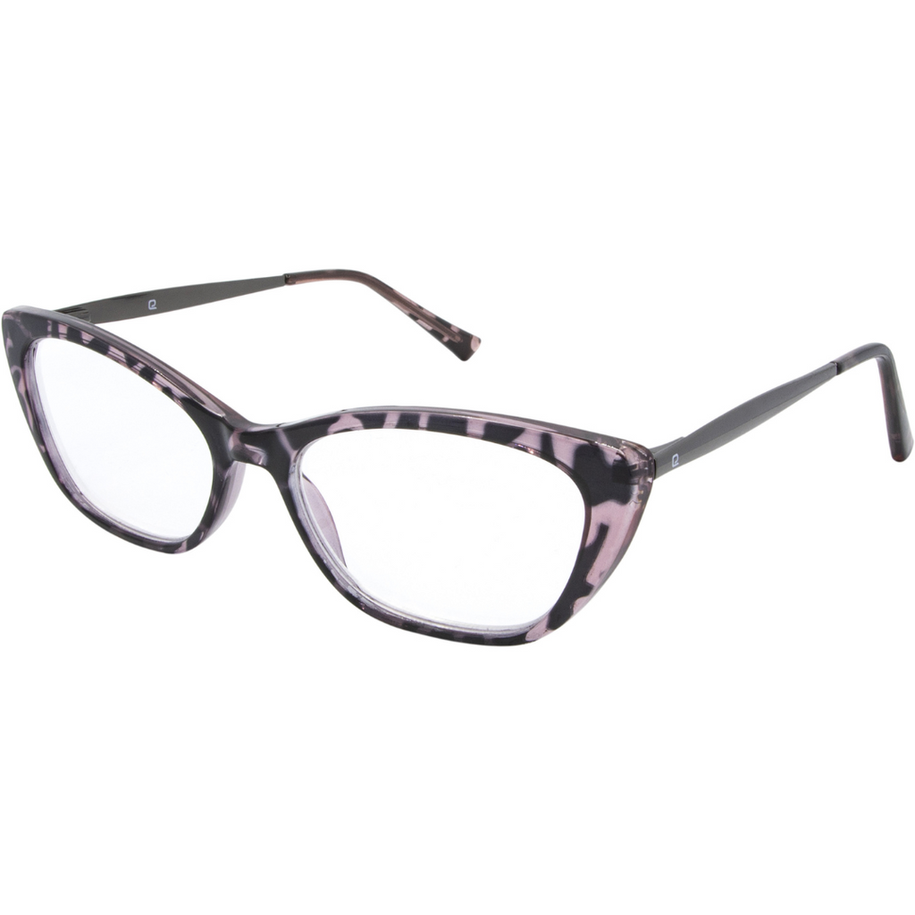 Spectacles Shell Reading LPM 4154 Tortoise Shell Cat Eye Women's Reading Glasses – Black Ice